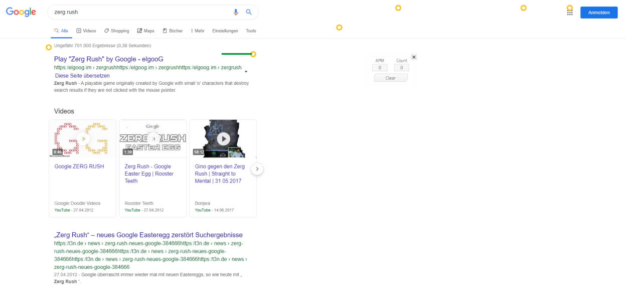 Google lässt Solitaire und Tic-Tac-Toe in der Suchmaschine