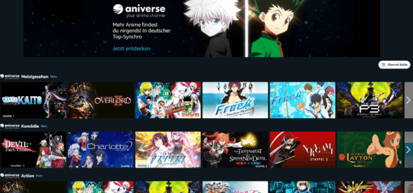KSM Anime kündigt aniverse auf Amazon Prime an