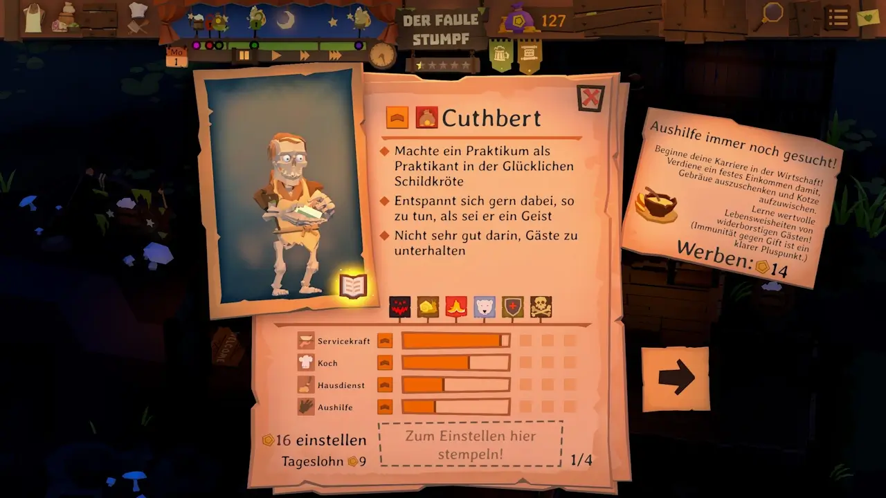 Review - Tavern Keeper Demo - Beispielbild Bewerbung